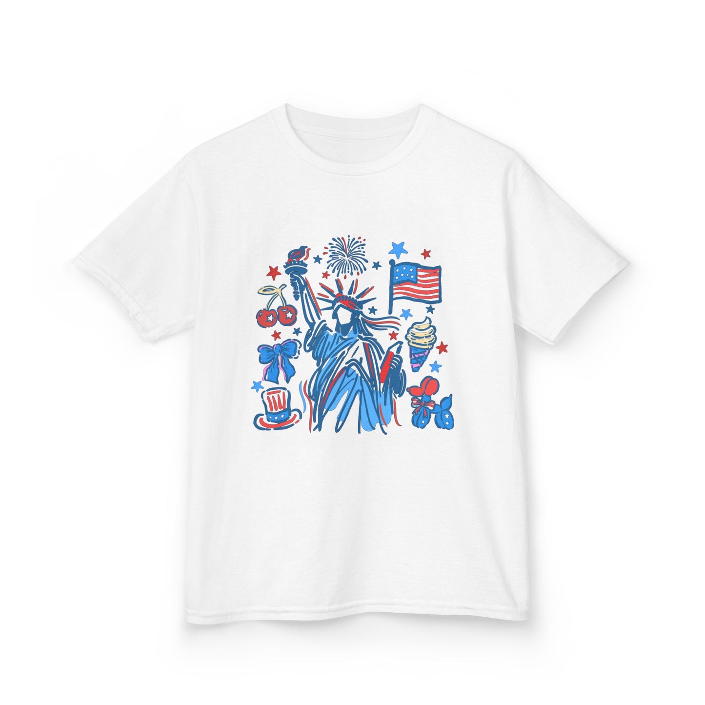 Kids Tee — Patriotic Fourth of July Tee