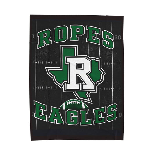 Ropes Eagle Football Blanket