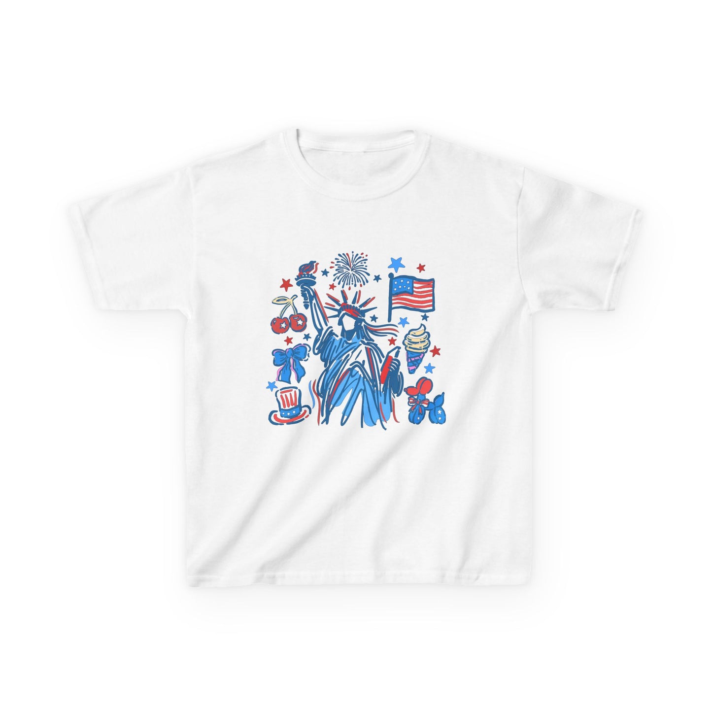Kids Tee — Patriotic Fourth of July Tee