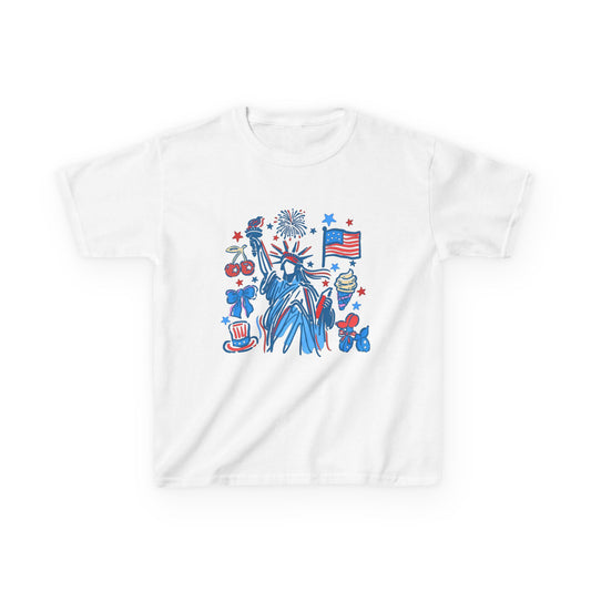 Kids Tee — Patriotic Fourth of July Tee