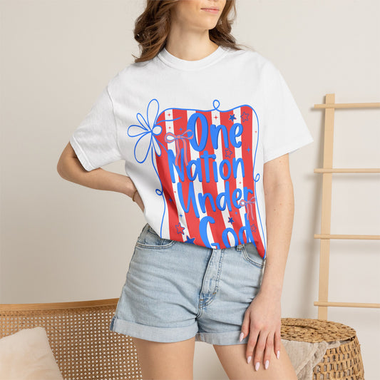 One Nation Under God T-Shirt — Patriotic Fourth of July Tee